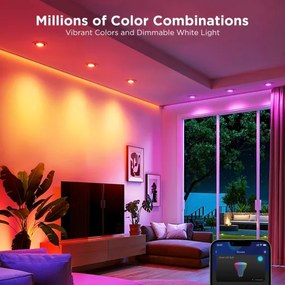 SET 2x bec LED RGBWW dimabil Govee GU10/4,8W/230V 2700-6500K Wi-Fi