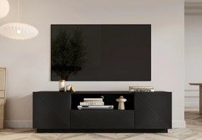Comodă TV Asha 167 cm - negru mat