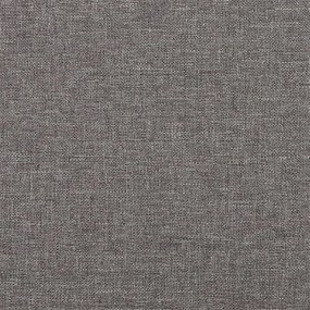 Canapea cu 3 locuri, gri inchis, 180 cm, material textil