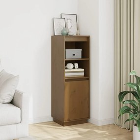 813518 vidaXL Dulap înalt, maro miere, 37x34x110 cm, lemn masiv de pin