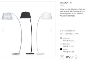 Lampadar modern PAGODA PT1 NERO 051765