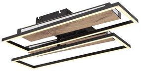 Globo 67299D1 - Plafonieră LED COLLI, 48W, 230V, maro/negru