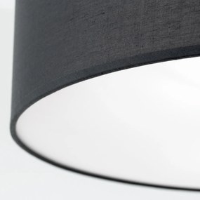 Lustra suspendata design modern Ufo 50cm gri
