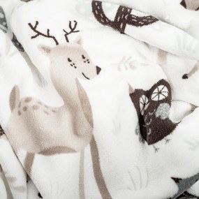 Pătură din imitație blăniță 4Home Nordic Friends, 150 x 200 cm