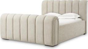 Pat dublu tapitat design elegant LUX Kayden, Albury bej