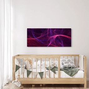 Tabloul abstract cu linii curbe (120x50 cm)