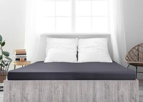 Cearșaf de pat jersey 4Home  Ideal antracit, 100 x 200 cm