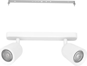 Eglo 901946 - Plafonieră cu spoturi CAMALDOLI, 2x GU10, 10W, 230V, alb