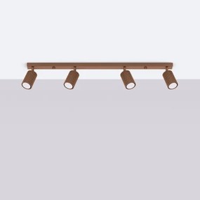 Brilagi - Corp de iluminat cu spoturi CRESTO 4xGU10/10W/230V maro