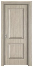 Usa Interior din MDF Novo Doors ND09 LUX PREMIUM, Cadru din Lemn Masiv, KIT COMPLET, Toc Reglabil de 10 CM INCLUS, Plinta pe Ambele Parti (Culoare: