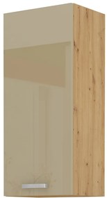 Dulap superior de bucătărie Arryn 40 G-90 1F (stejar artisan + capuccino lucios). 1024778