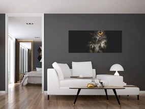 Tablou cu bufnița (120x50 cm)