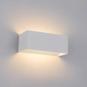 Brilagi - Aplică de perete pentru exterior DONNANI LED/7W/230V 20 cm alb IP44