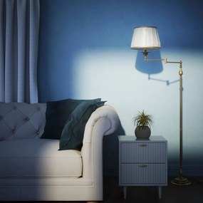 Lampadar, Lampa de podea design italian clasic Brass