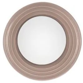 Aplica decorativa ceramica mocha, sticla alb, ORBIQUE