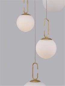 Lustra LED moderna cu 5 Pendule design elegant HOOK