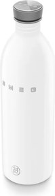 Sticla Smeg Urban WBF02WH, 1 l, Inchidere ermetica, Fara VRA, Otel inoxidabil, Alb