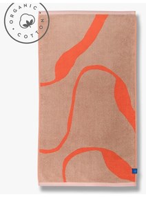 Prosoape portocalii/maro deschis 2 buc. din bumbac organic 50x90 cm Nova Arte – Mette Ditmer Denmark
