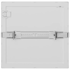 Plafoniera LED BP04-72080, patrata, 20W, 2000lm, lumina calda+neutra+rece, IP20, alba, Braytron