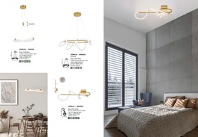Aplica perete sau tavan LED moderna, design deosebit CERELIA NVL-9082095