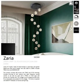 Lustra LED suspendata design decorativ modern Zaria 13L