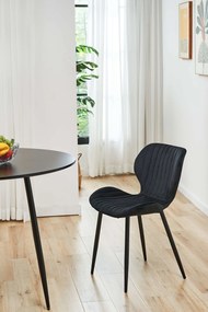 Scaun de sufragerie Saira II (negru). 1071247