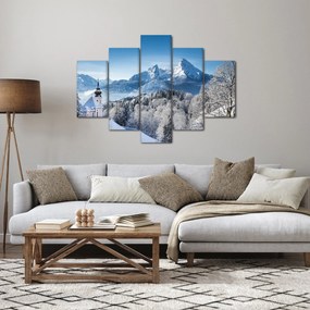 Tablou - O privire asupra peisajului de iarnă (150x105 cm)
