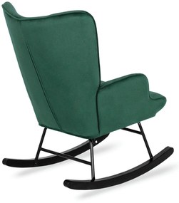 JAKS Fotoliu balansoar Elis verde