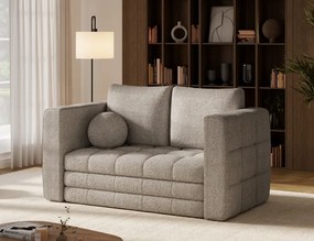 Canapea Kastol , beige bouclé extensibil, 137x71x74 cm – Royal 18