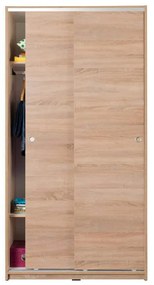 Dulap Adore Slide Compact, 2 usi glisante, 94 x 182 x 52 cm