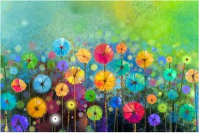 Tablou - Flori abstract (90x60 cm)