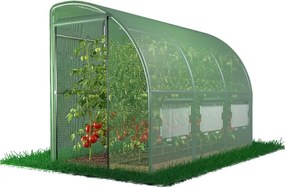 Solar de grădină 4 x 1,5 x 2 m - jumătate