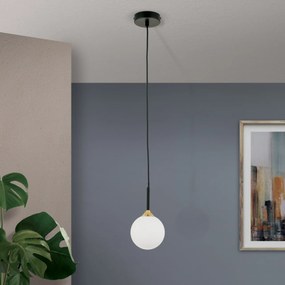 Pendul design modern SNOWWHITE negru/auriu