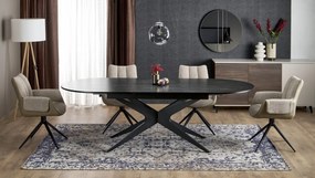 Masa extensibila Sandro neagra L180-240 cm
