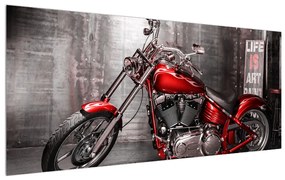 Tablou cu motociclete (120x50 cm), în 40 de alte dimensiuni noi
