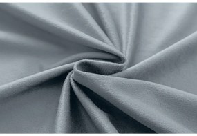 2x draperie opaca gri-albastru VELVET 140x250 cm