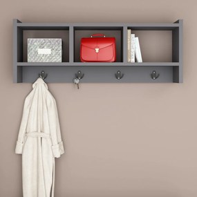 Cuier de perete Midnight Anthracite