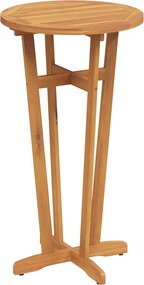 vidaXL Masă de bar de grădină, Ø60x105 cm, lemn masiv de acacia