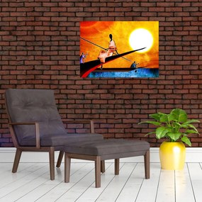 Tablou picturii epochale străveche (70x50 cm)