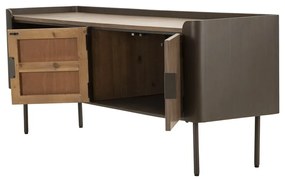 Comodă TV maro din lemn de brad 150x58 cm Toronto – Mauro Ferretti