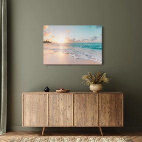 Tablou - Plaja de vis (90x60 cm)