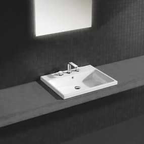 GROHE 3947900H - Lavoar CUBE CERAMIC 600 × 490 mm, din ceramică, alb