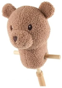Căluț de jucărie pe băț Bieco MIKA ursuleț