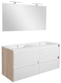 Porto Prime 120 complet stejar sonoma alb