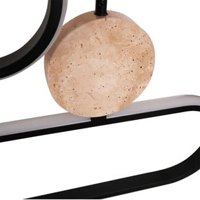 Lustră LED pe cablu FLORENTYNA LED/48W/230V 4000K negru/bej