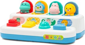 Baby Mix Jucărie interactivă - ferestre pop-up cu animale Peekaboo, 25,2 x 11 x 13 cm