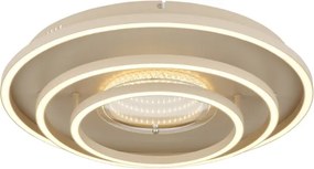 Globo 48564-40S - Plafonieră LED LAWANDA LED/40W/230V, diam. 51 cm, bej
