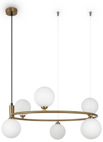 Lustra suspendata design circular RING alama