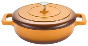 Cratiță din aluminiu turnat cu capac 26x8 cm, 3.4L – Cooking by Heinner, Colecția Origini HR-BJK-CR26, strat antiaderent, eficiență termică