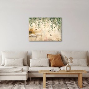 Tablou - Lac, acvariu (70x50 cm)